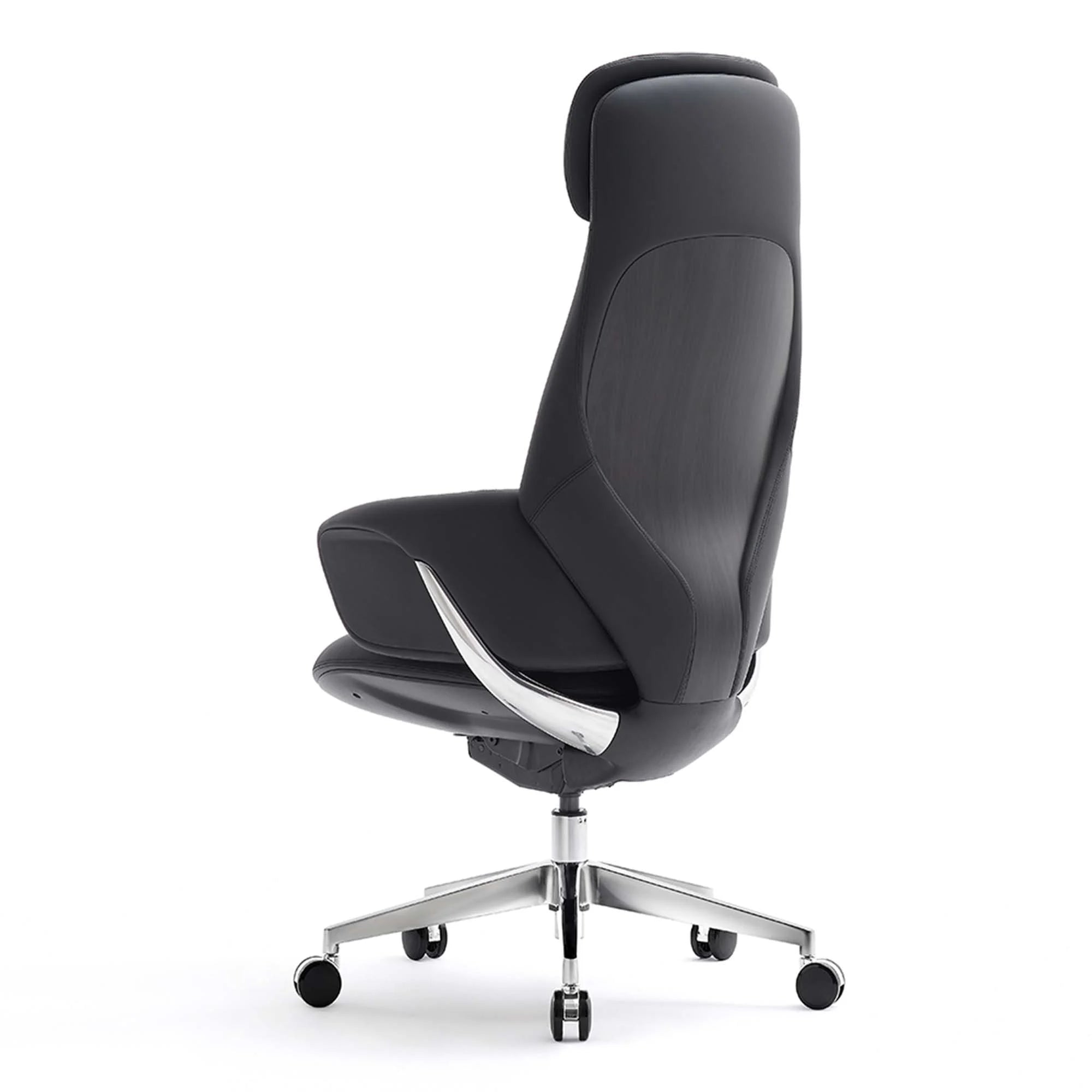 Norris Premium Leather Chair with Lumbar Support