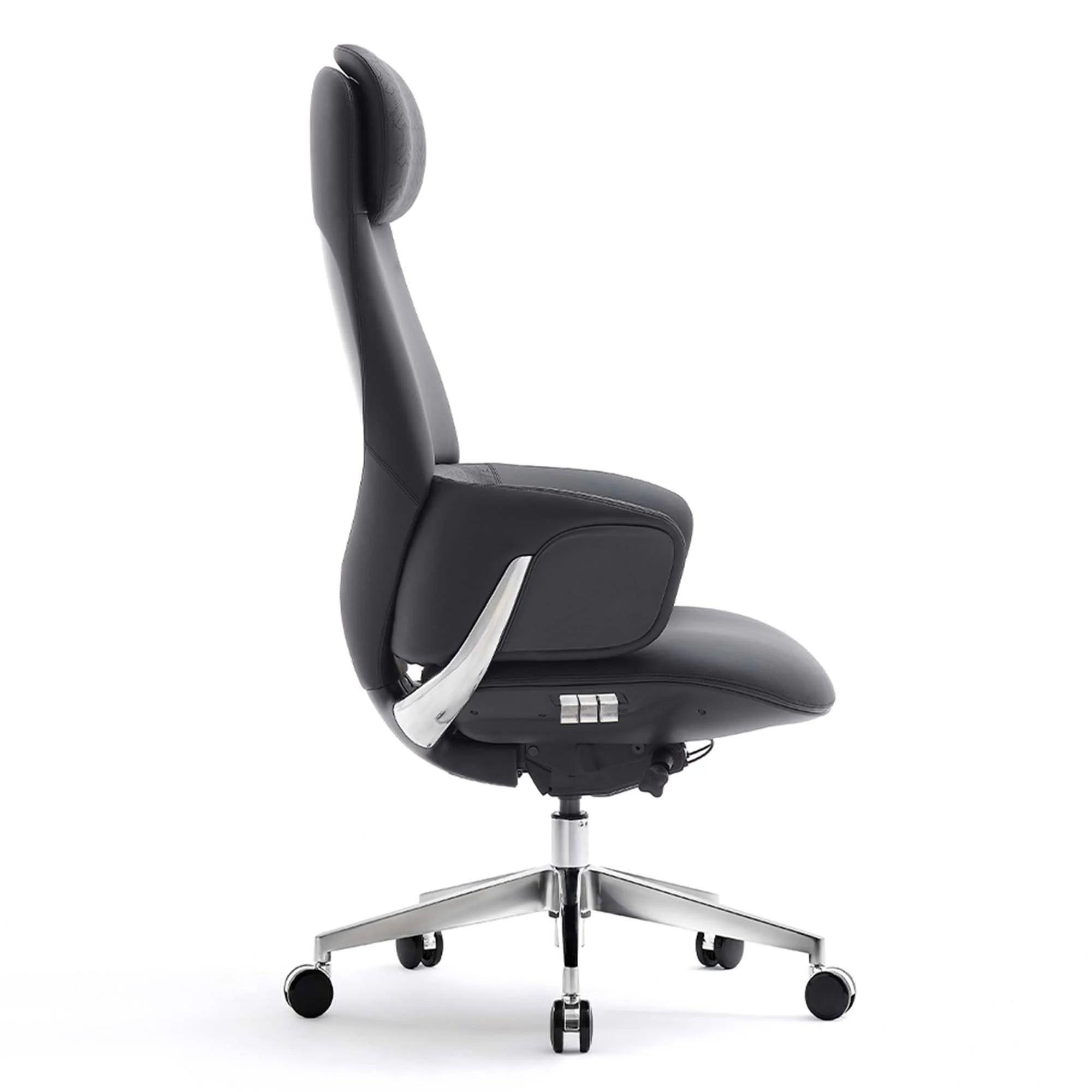 Norris Premium Leather Chair with Lumbar Support