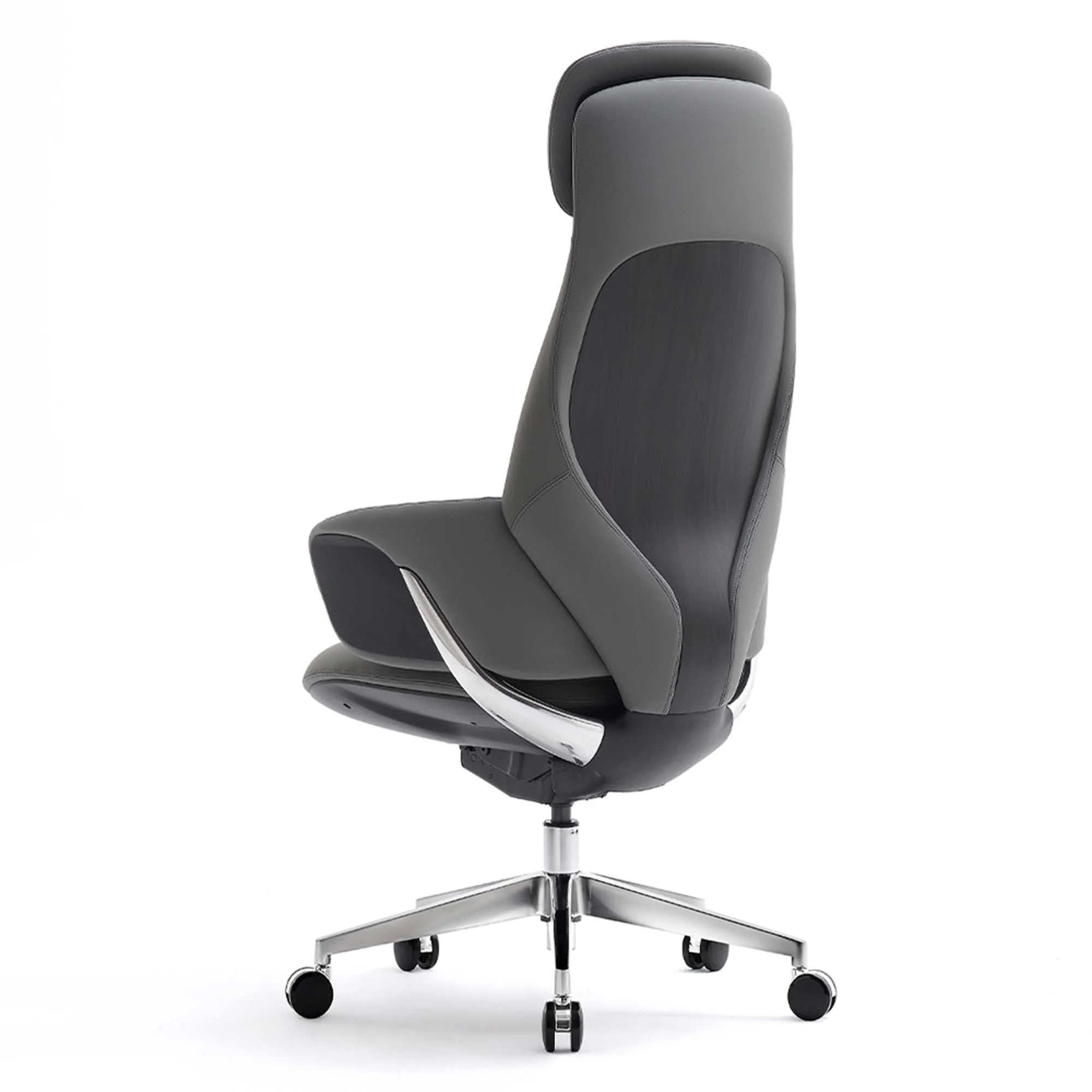Norris Premium Leather Chair with Lumbar Support