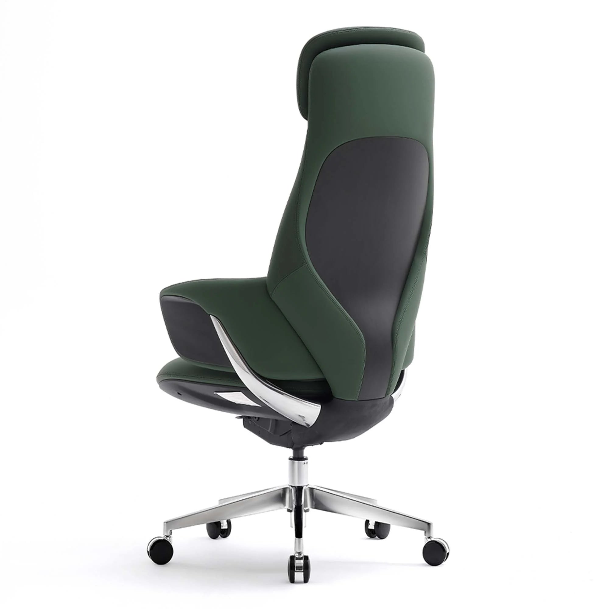 Norris Premium Leather Chair with Lumbar Support