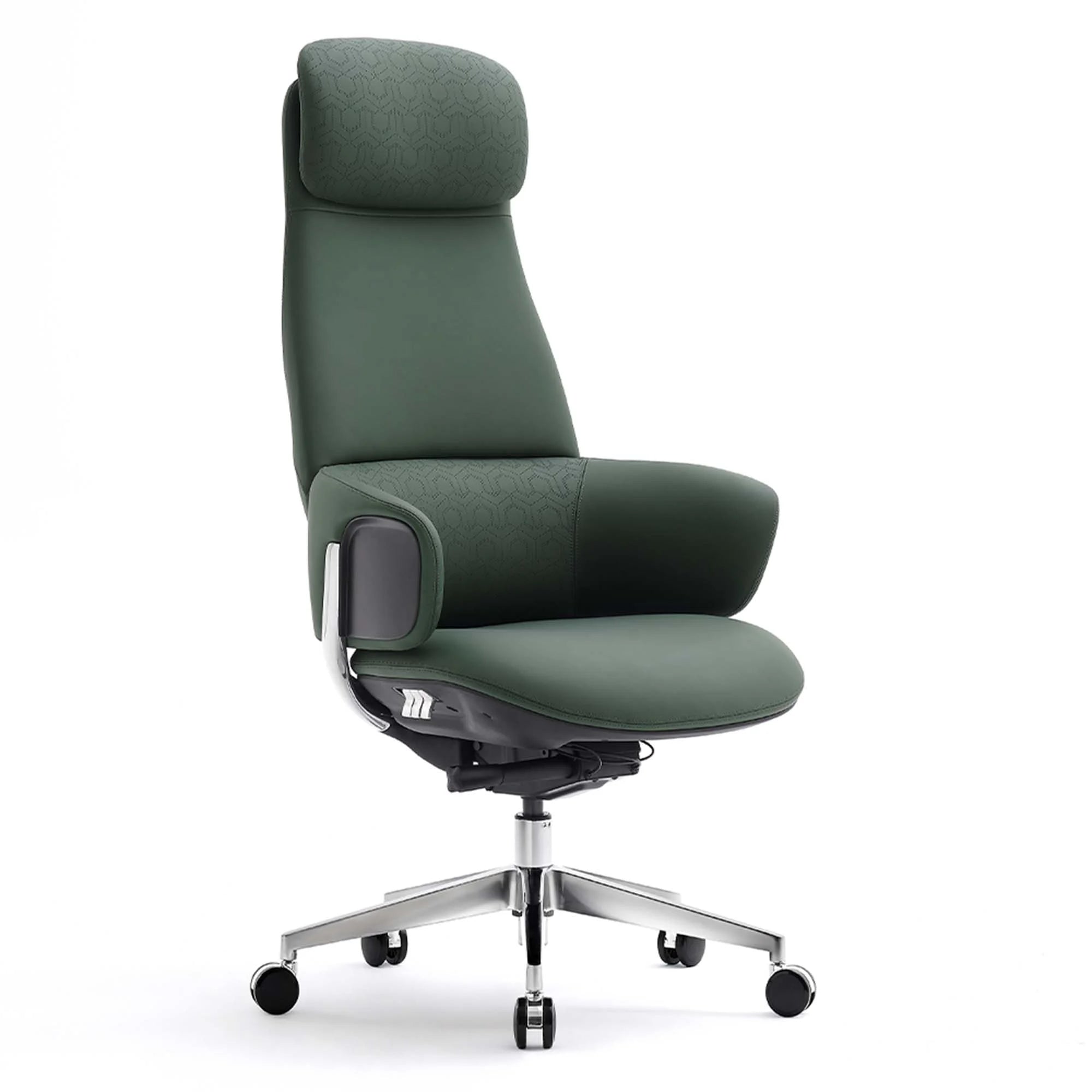 Norris Premium Leather Chair with Lumbar Support