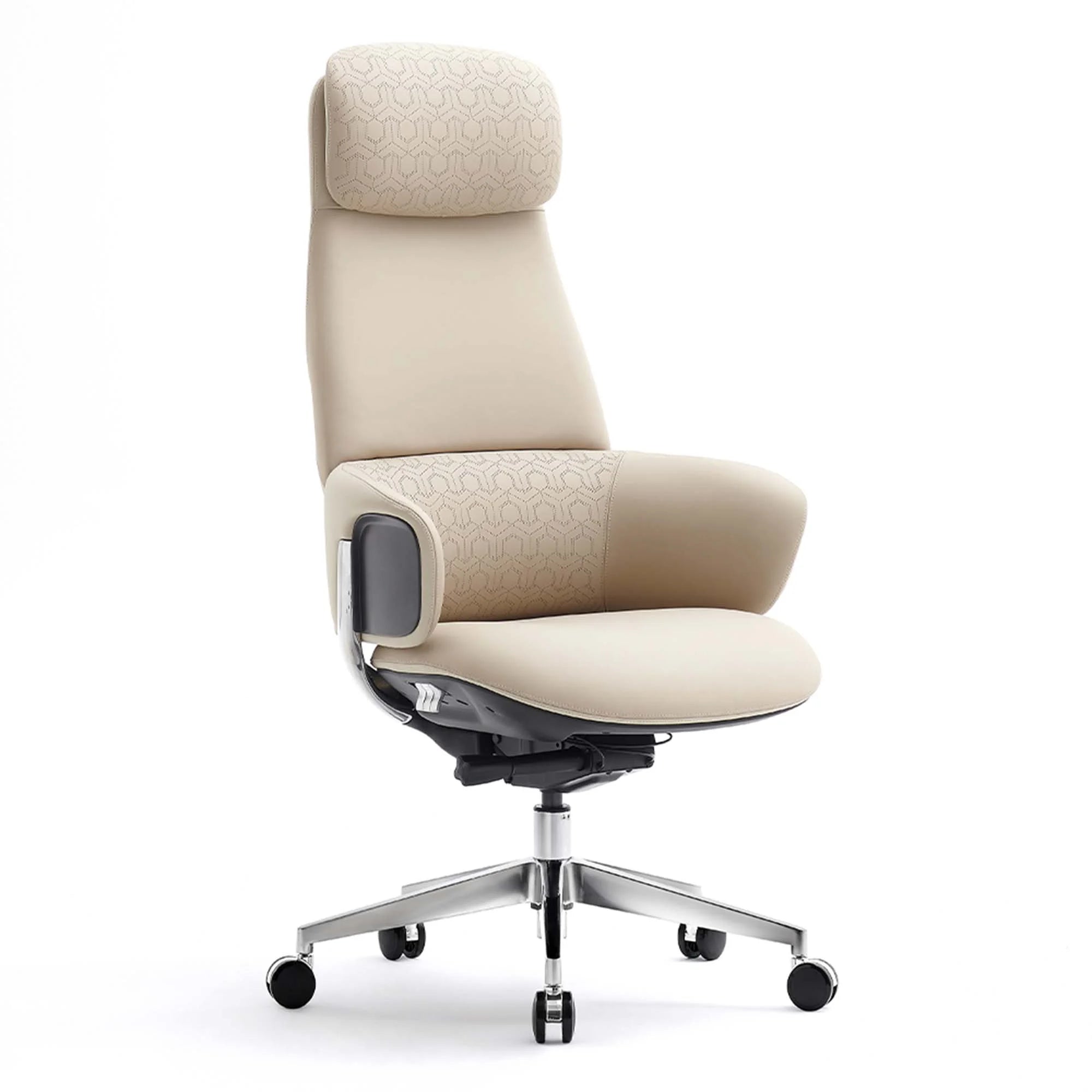 Norris Premium Leather Chair with Lumbar Support