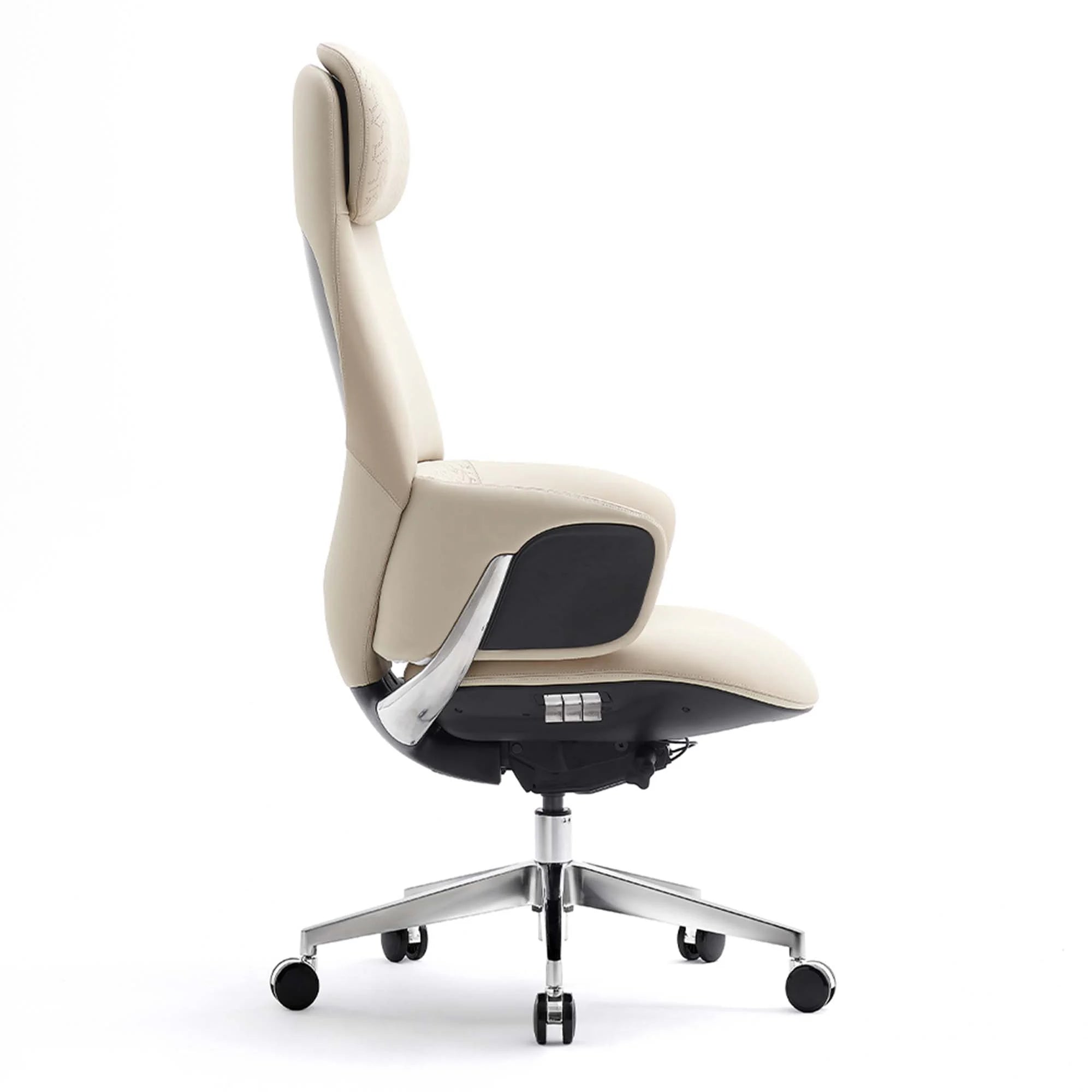 Norris Premium Leather Chair with Lumbar Support