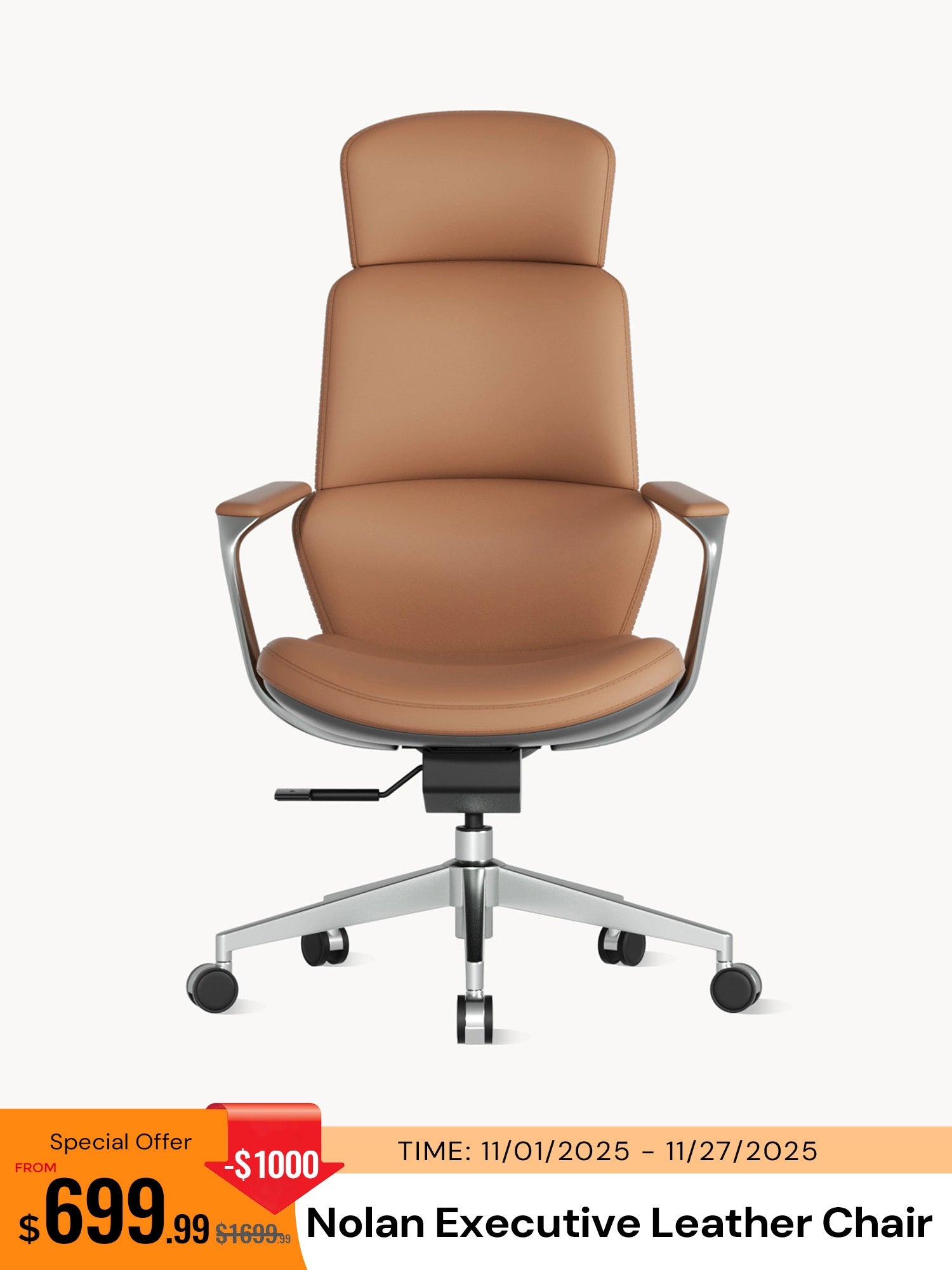 Nolan Executive Leather Office Chair