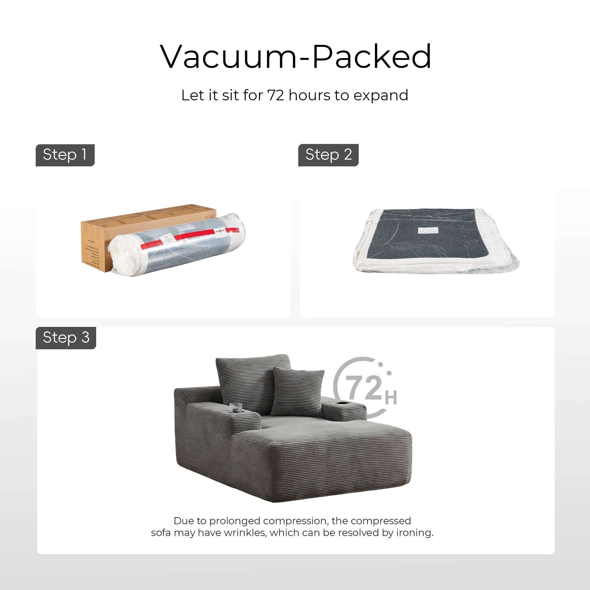 Morpheus Oversized Compressed Single Sofa