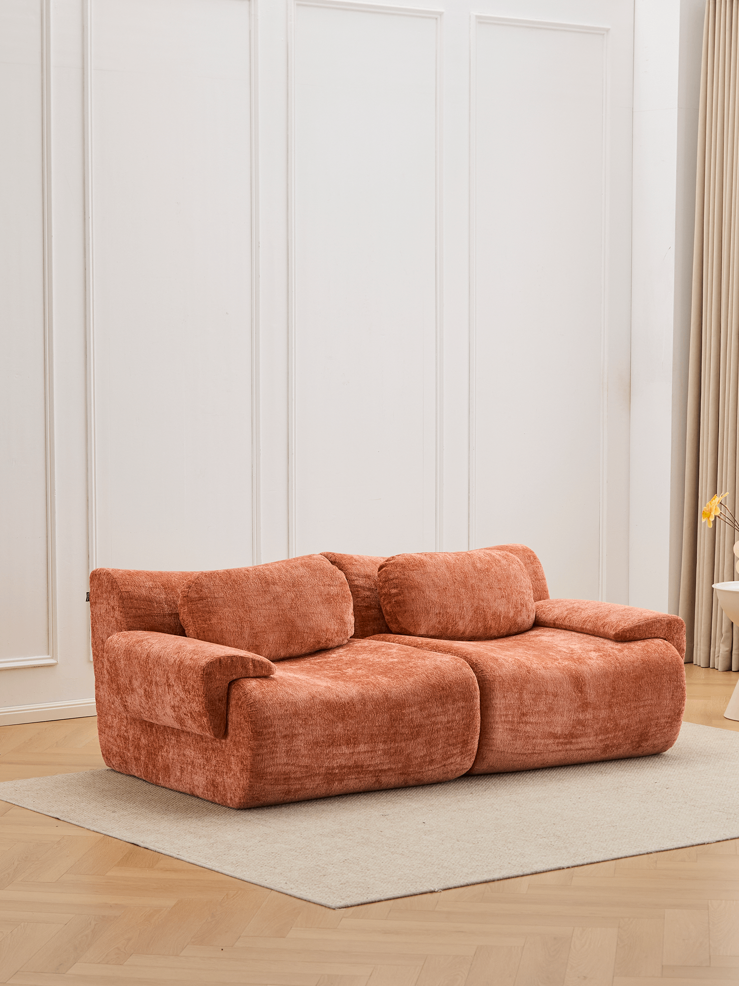 Nephele  Modular Sectional Compressed Sofa
