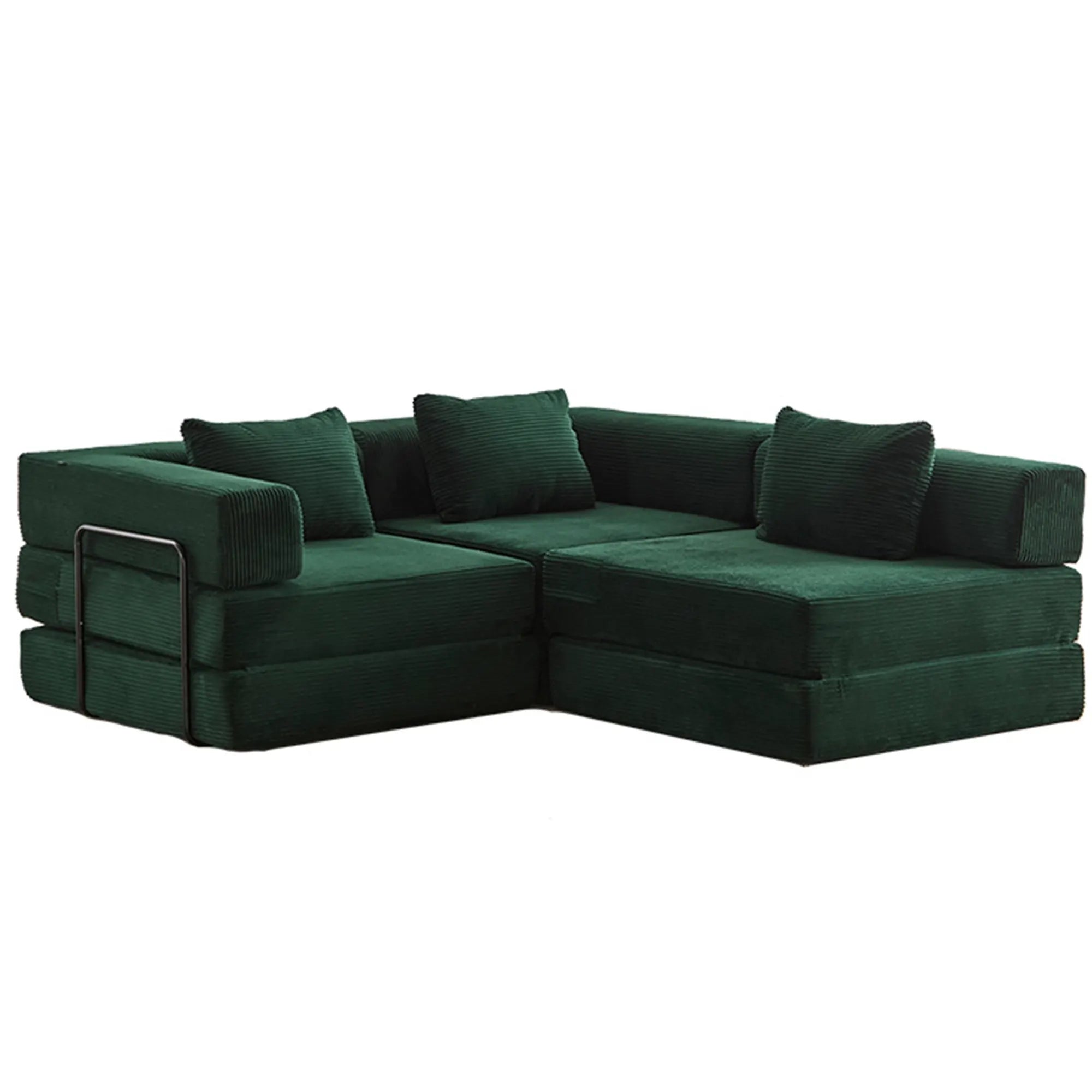 Selene Three-Seater Compressed Modular Sofa -14.2" Seat Height
