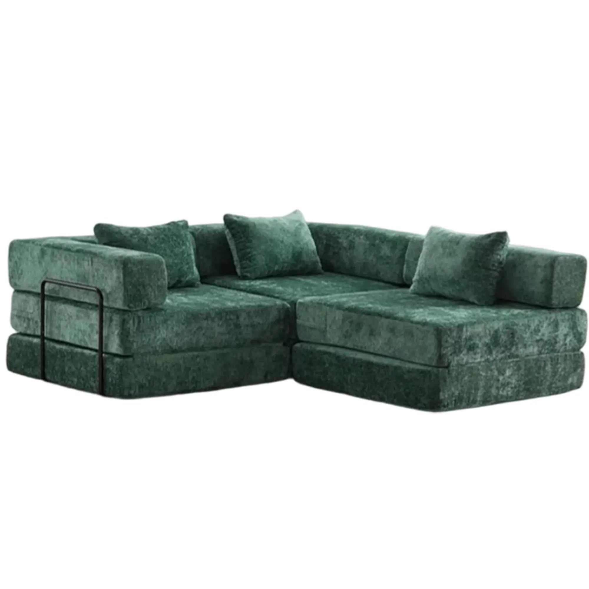 Selene Three-Seater Compressed Modular Sofa -14.2" Seat Height