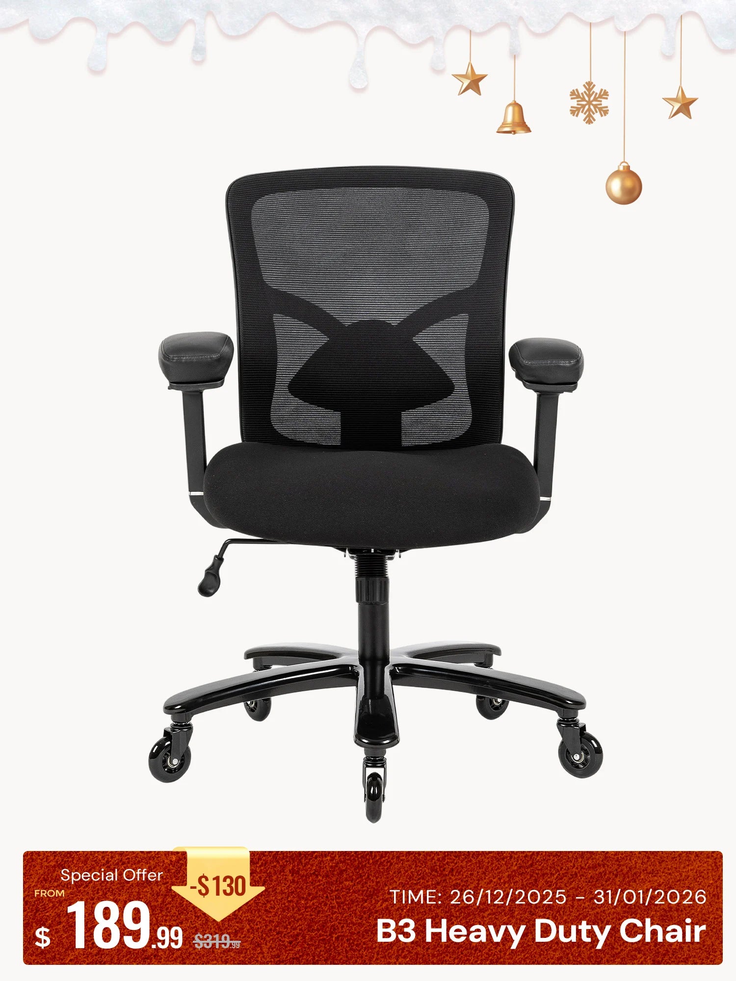B3 Heavy Duty Office Chair