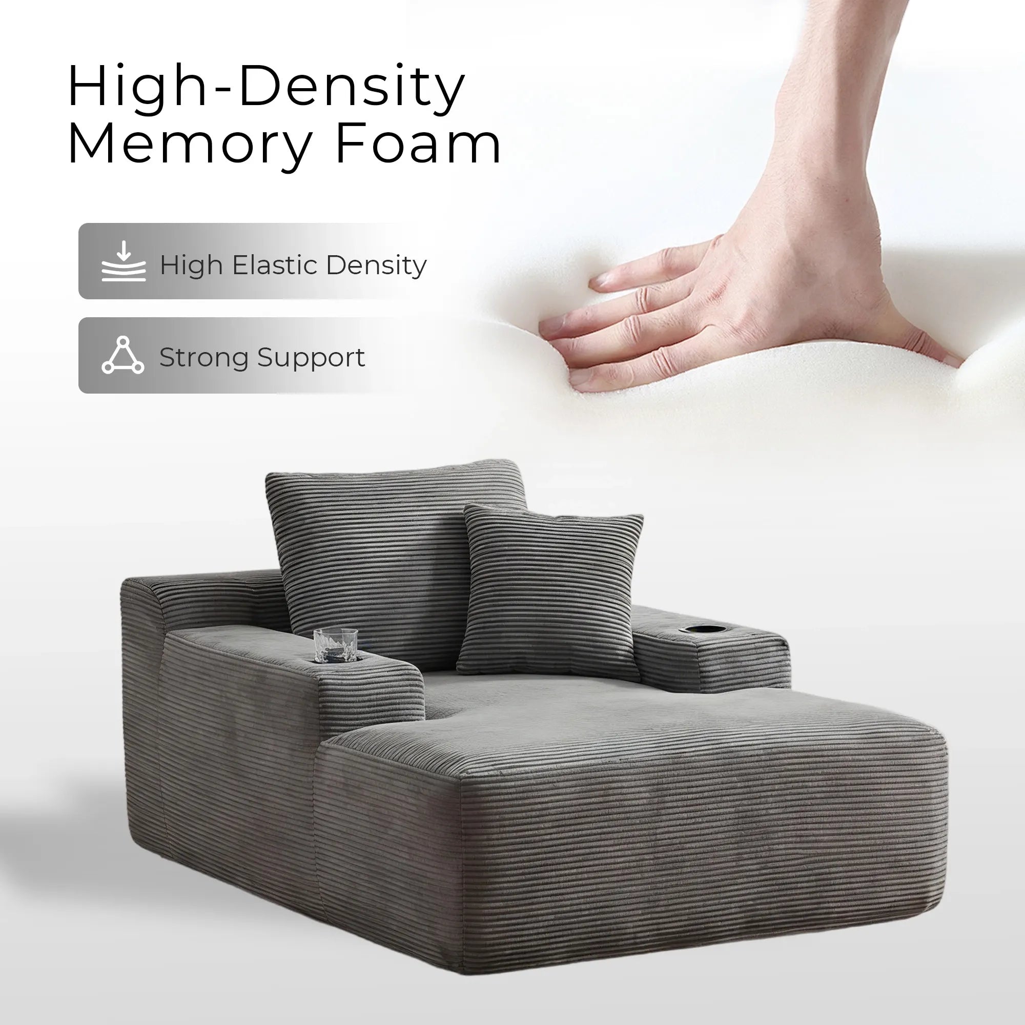 Morpheus Oversized Compressed Single Sofa