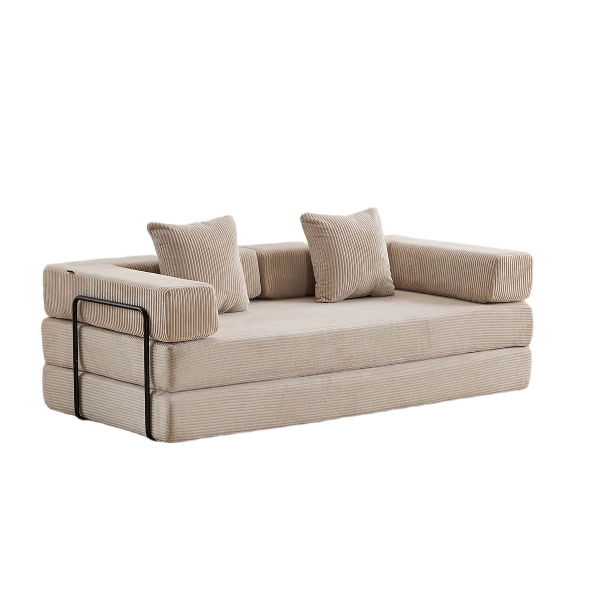 Selene Compressed Modular Sofa Bed-14.2" Seat Height