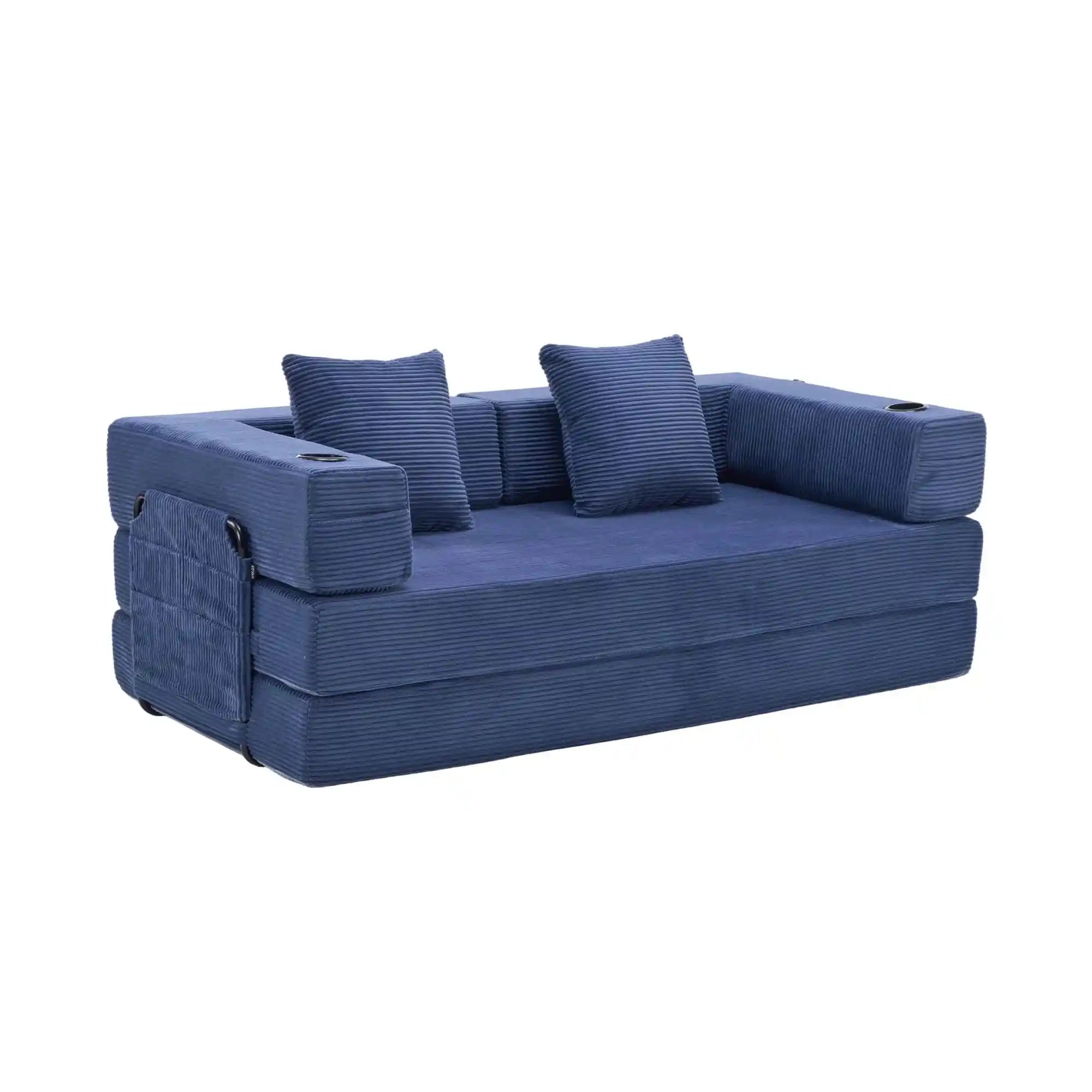 Selene Compressed Modular Sofa Bed-14.2" Seat Height