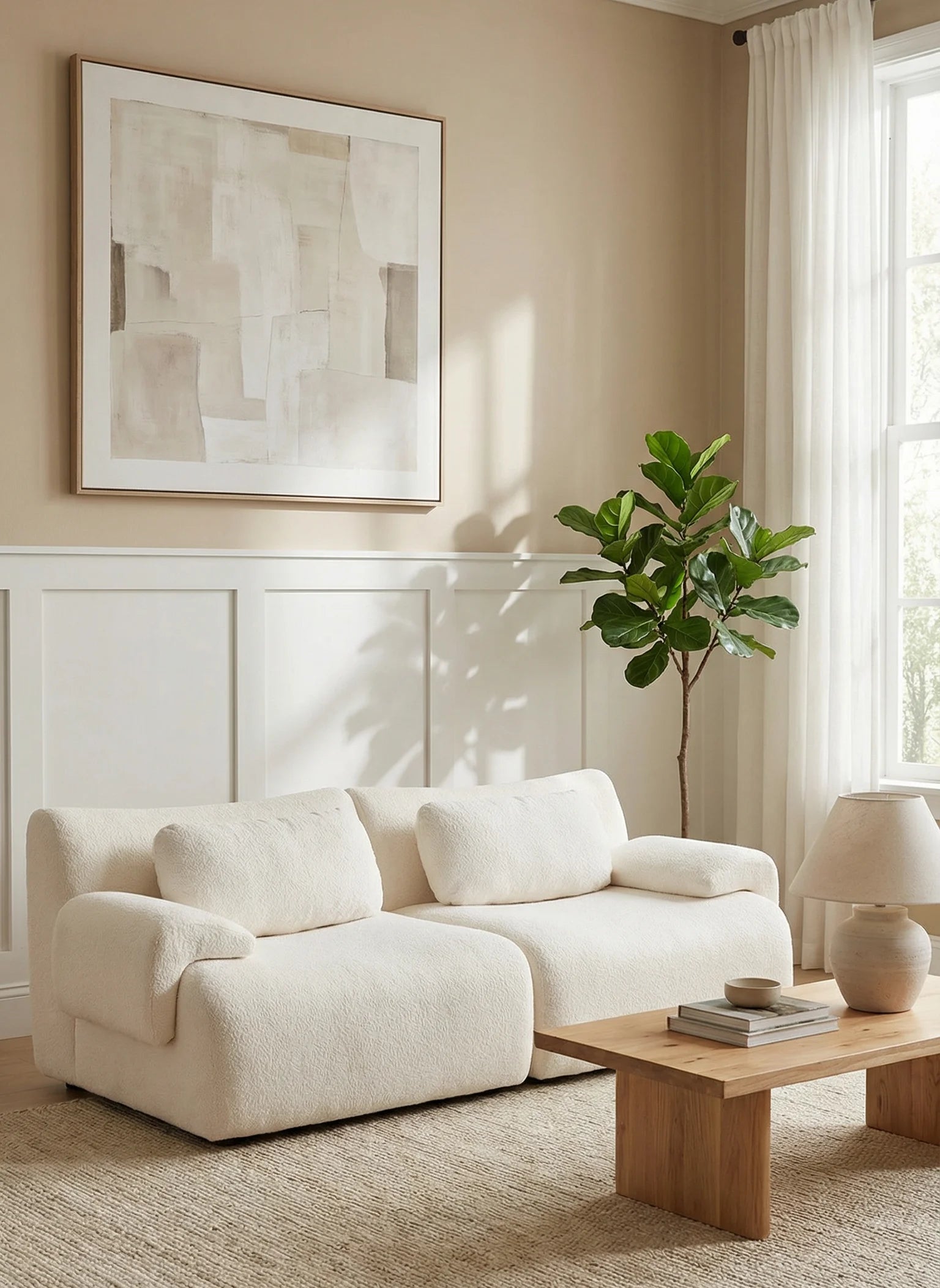 Nephele  Modular Sectional Compressed Sofa