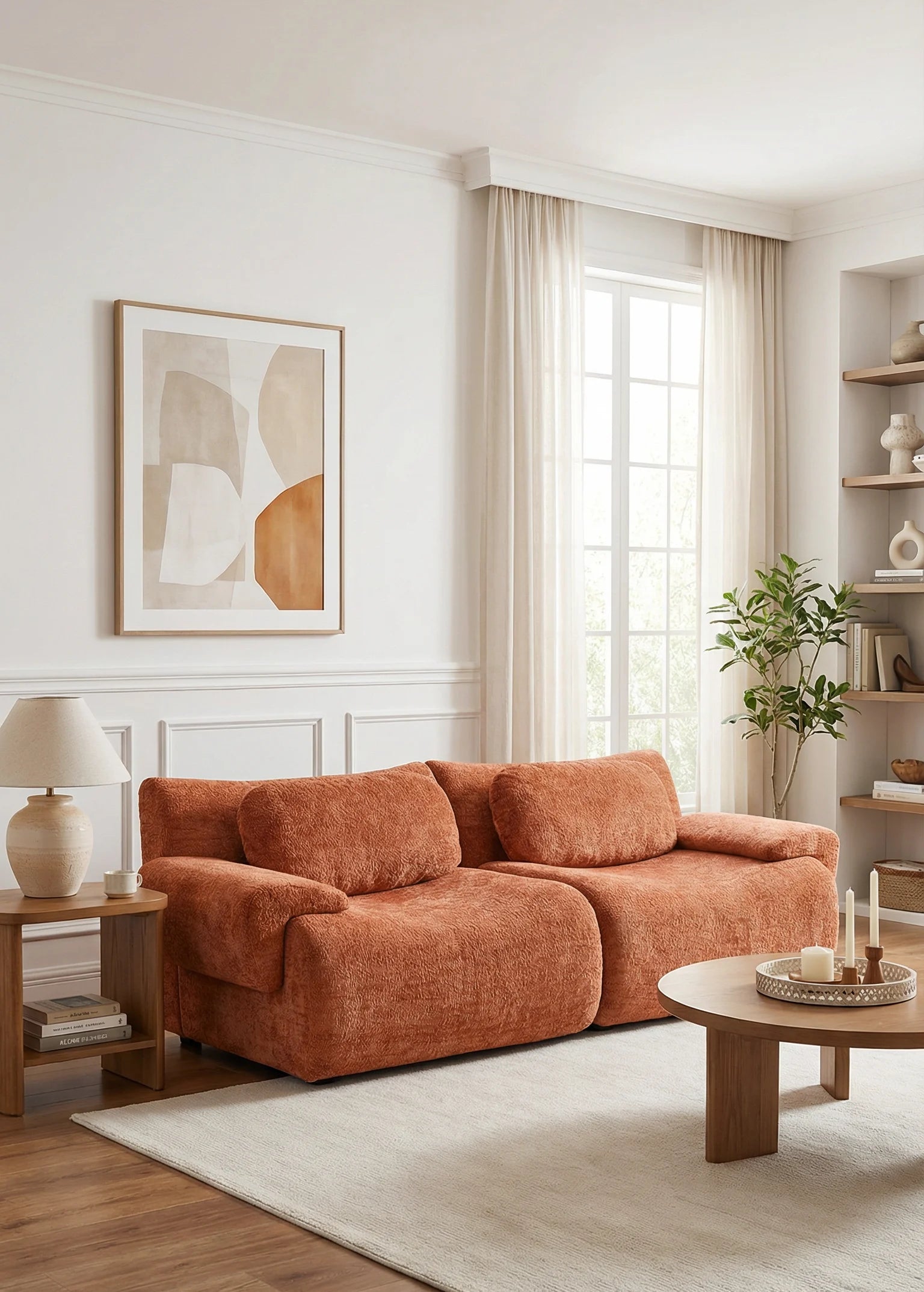 Nephele  Modular Sectional Compressed Sofa