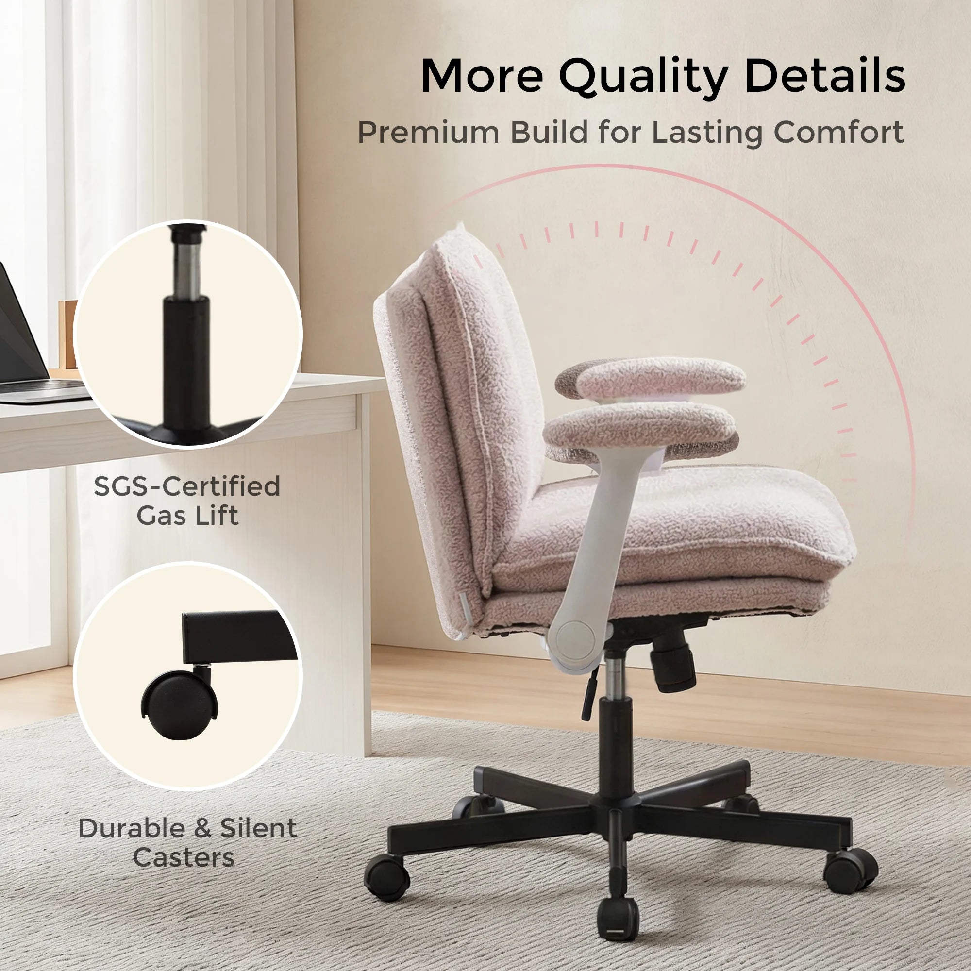 P3 Criss Cross Chair with Adjustable Armrests