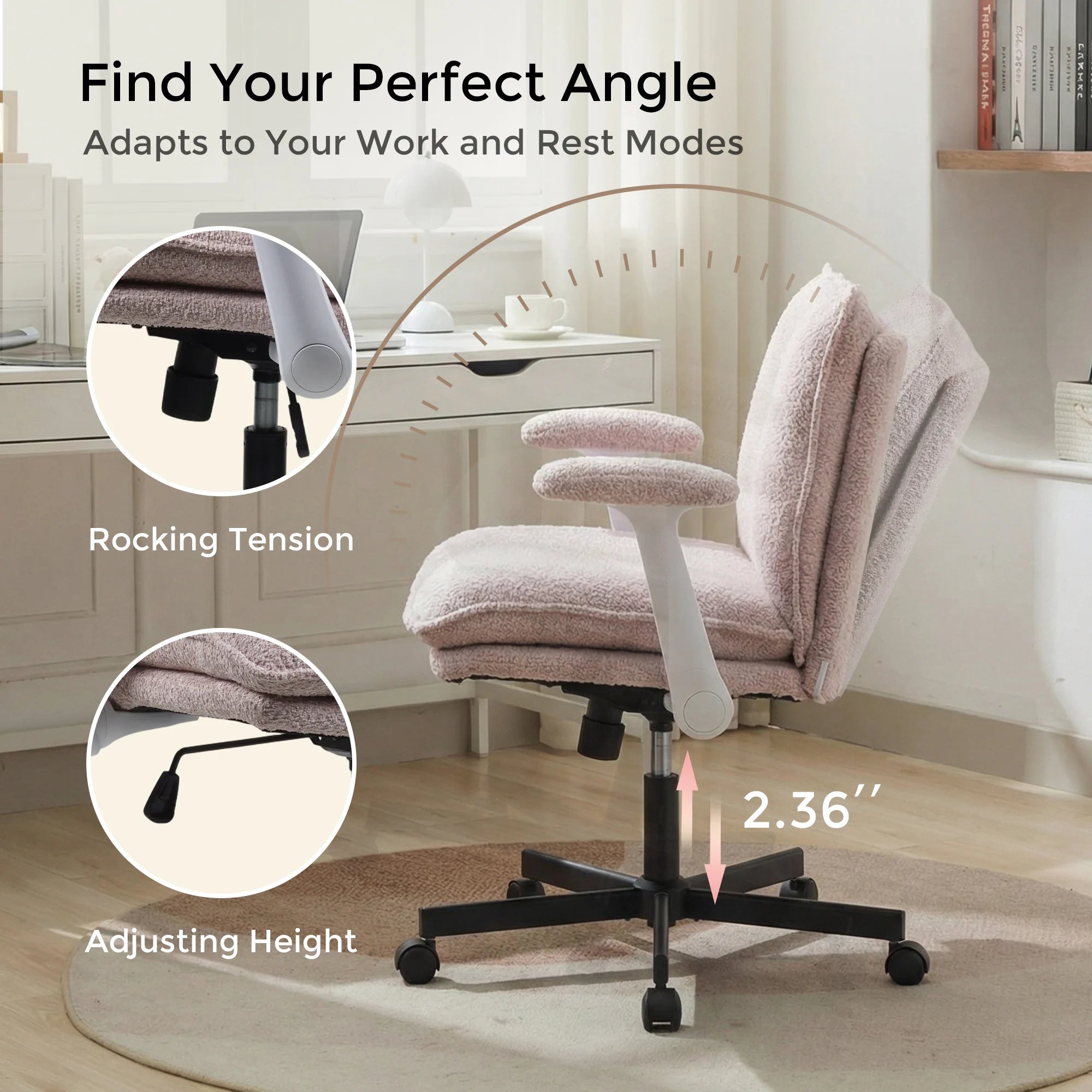 P3 Criss Cross Chair with Adjustable Armrests