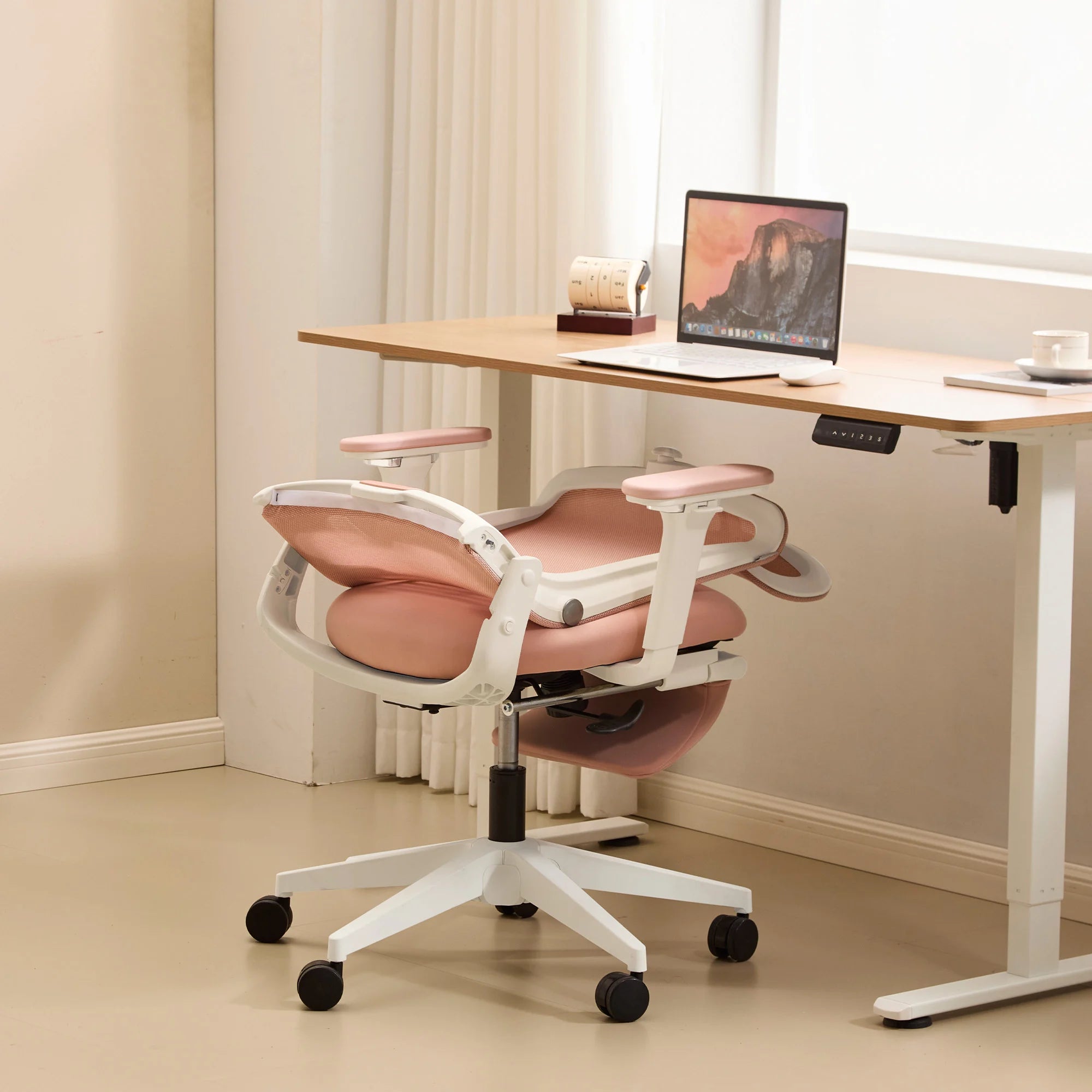 S4 Ergonomic Desk Chair with Foldable Backrest