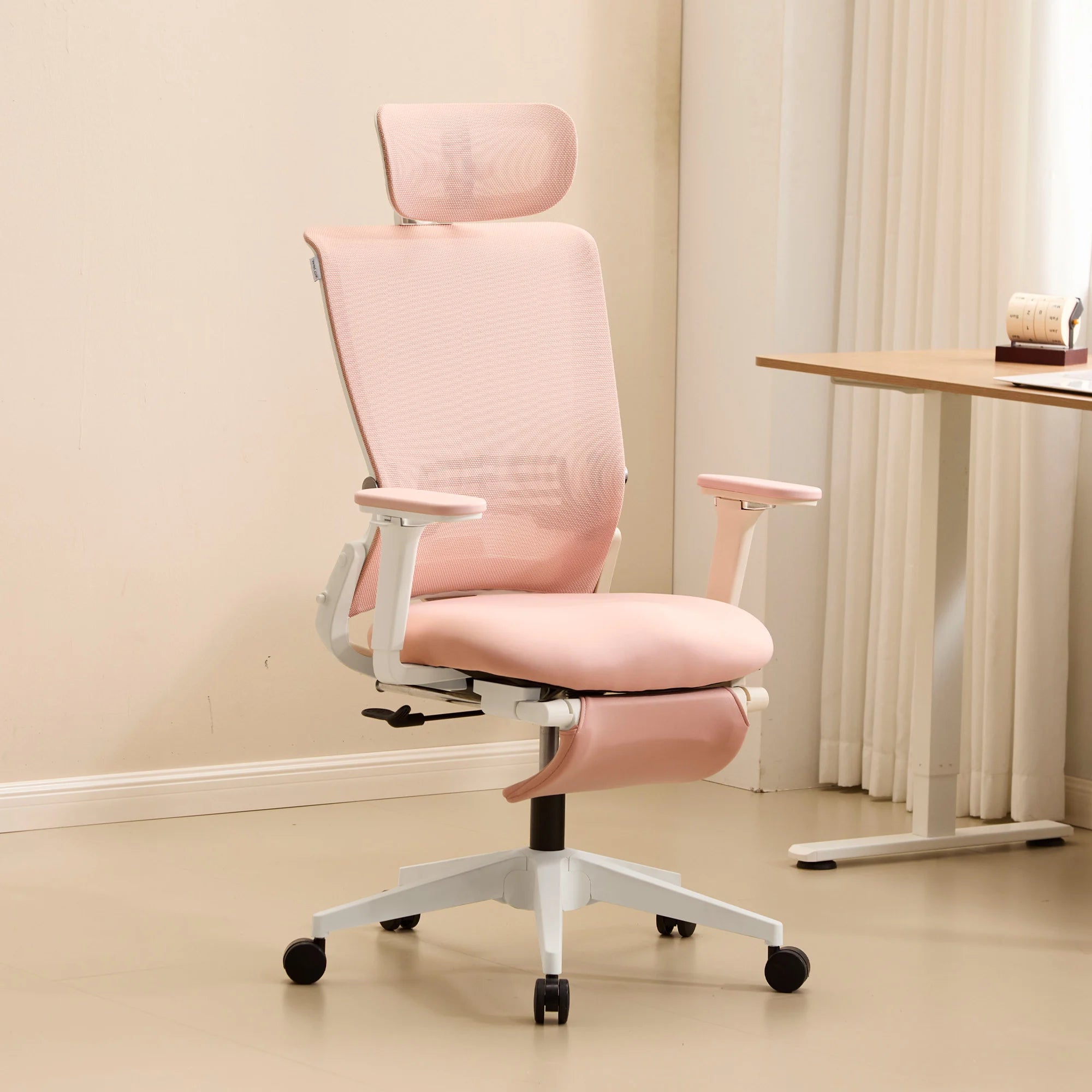 S4 Ergonomic Desk Chair with Foldable Backrest