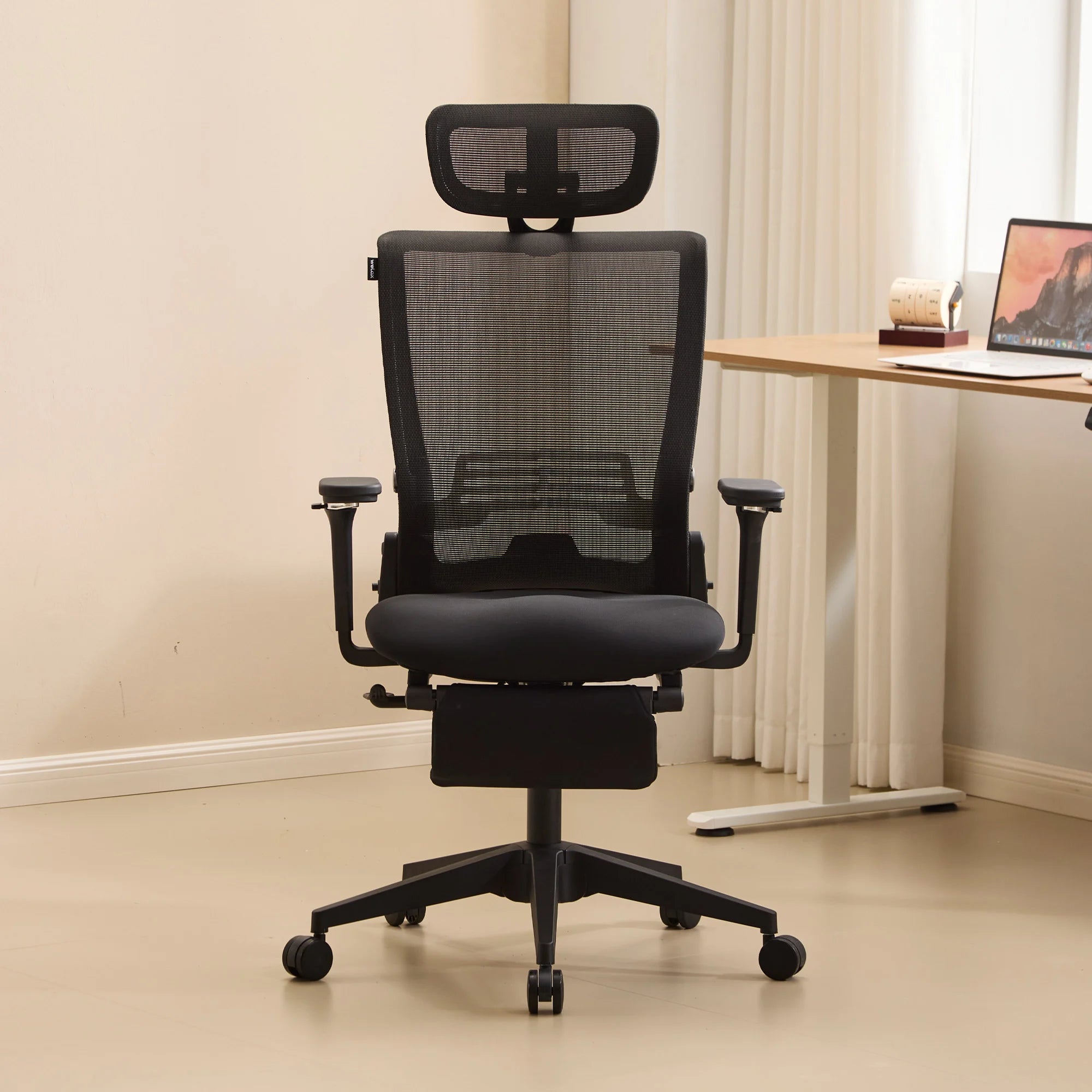 S4 Ergonomic Desk Chair with Foldable Backrest