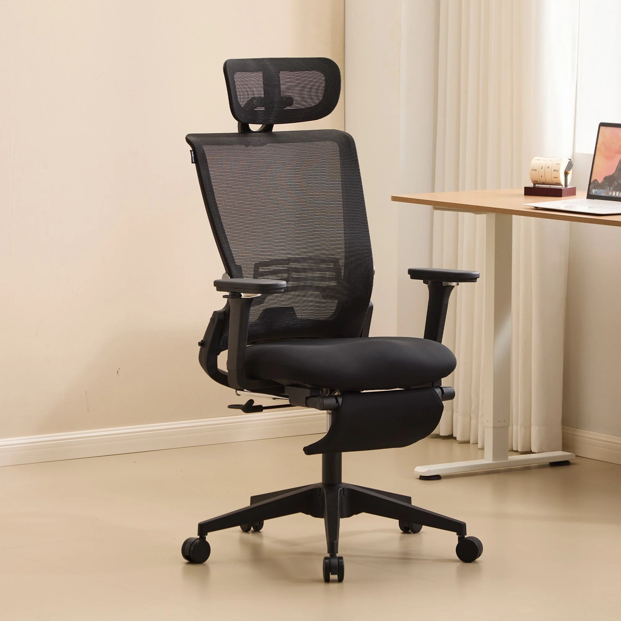 S4 Ergonomic Desk Chair with Foldable Backrest