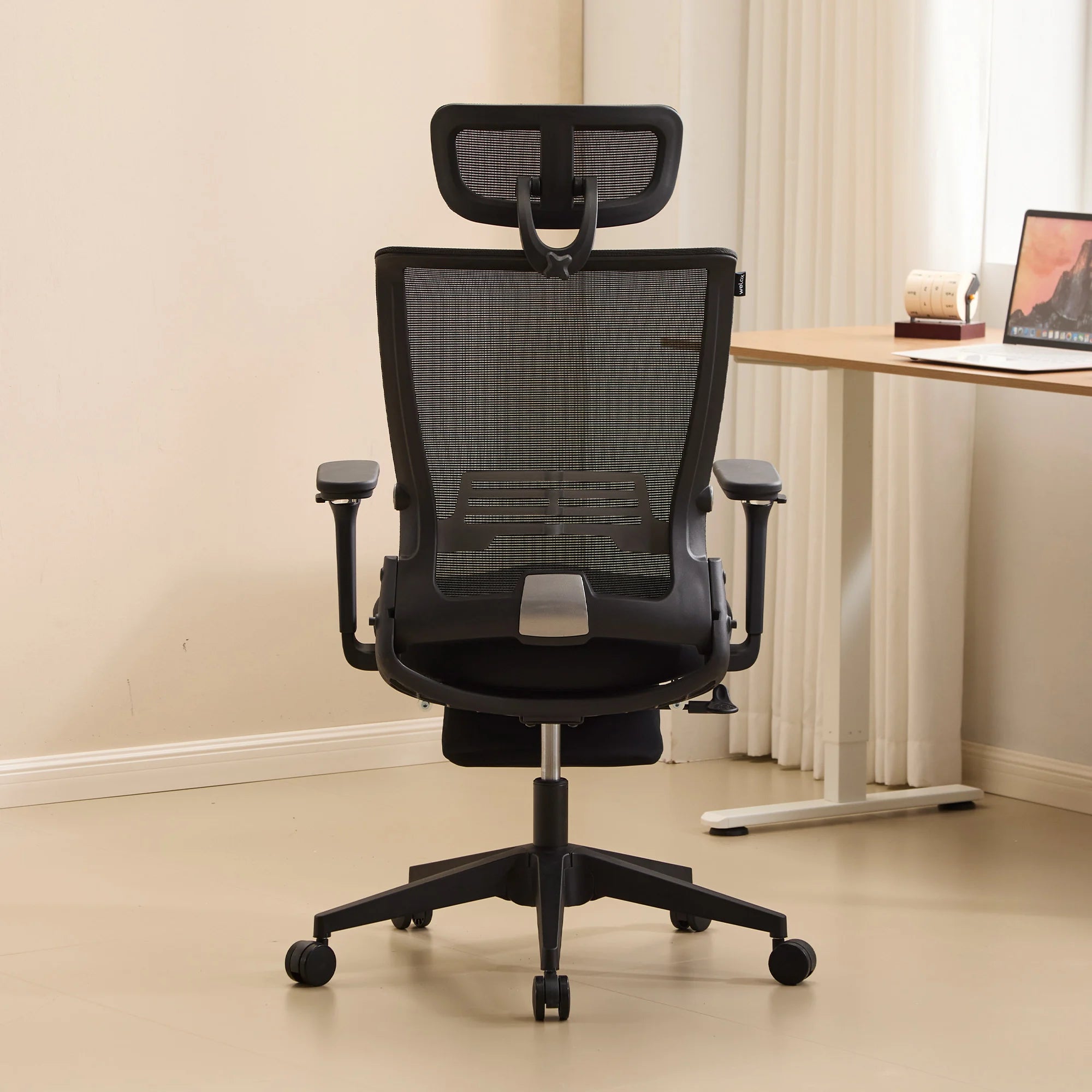 S4 Ergonomic Desk Chair with Foldable Backrest
