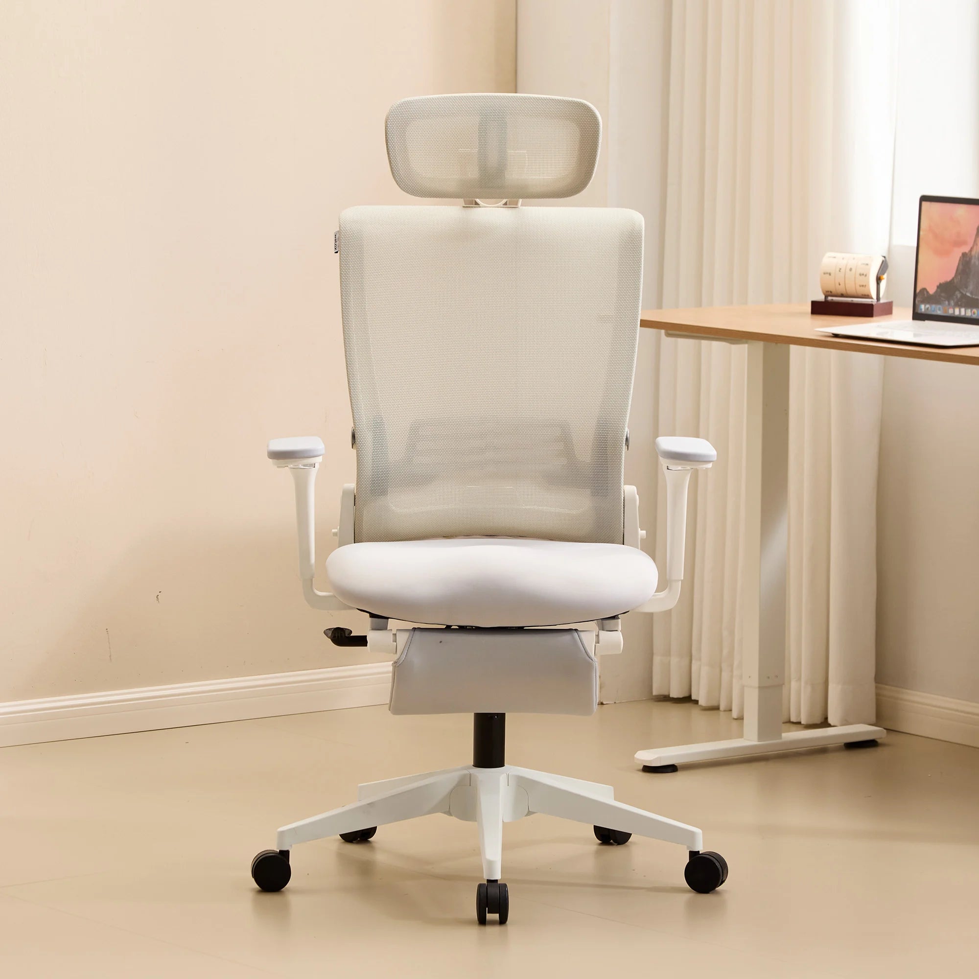 S4 Ergonomic Desk Chair with Foldable Backrest