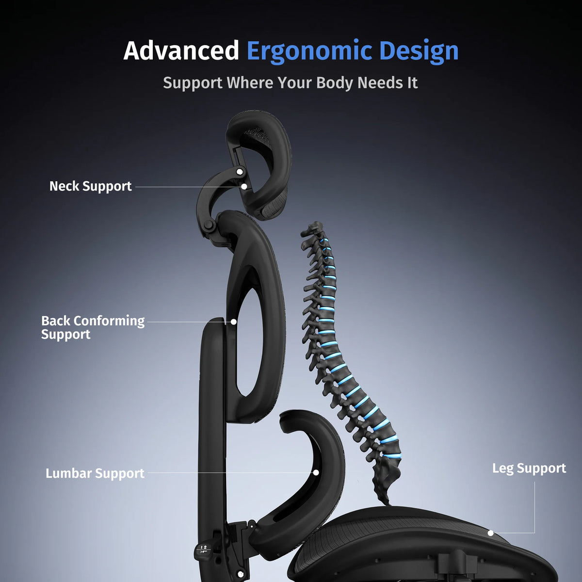 Welax S9 Pro – Premium Ergonomic Office Chair with Superior Comfort
