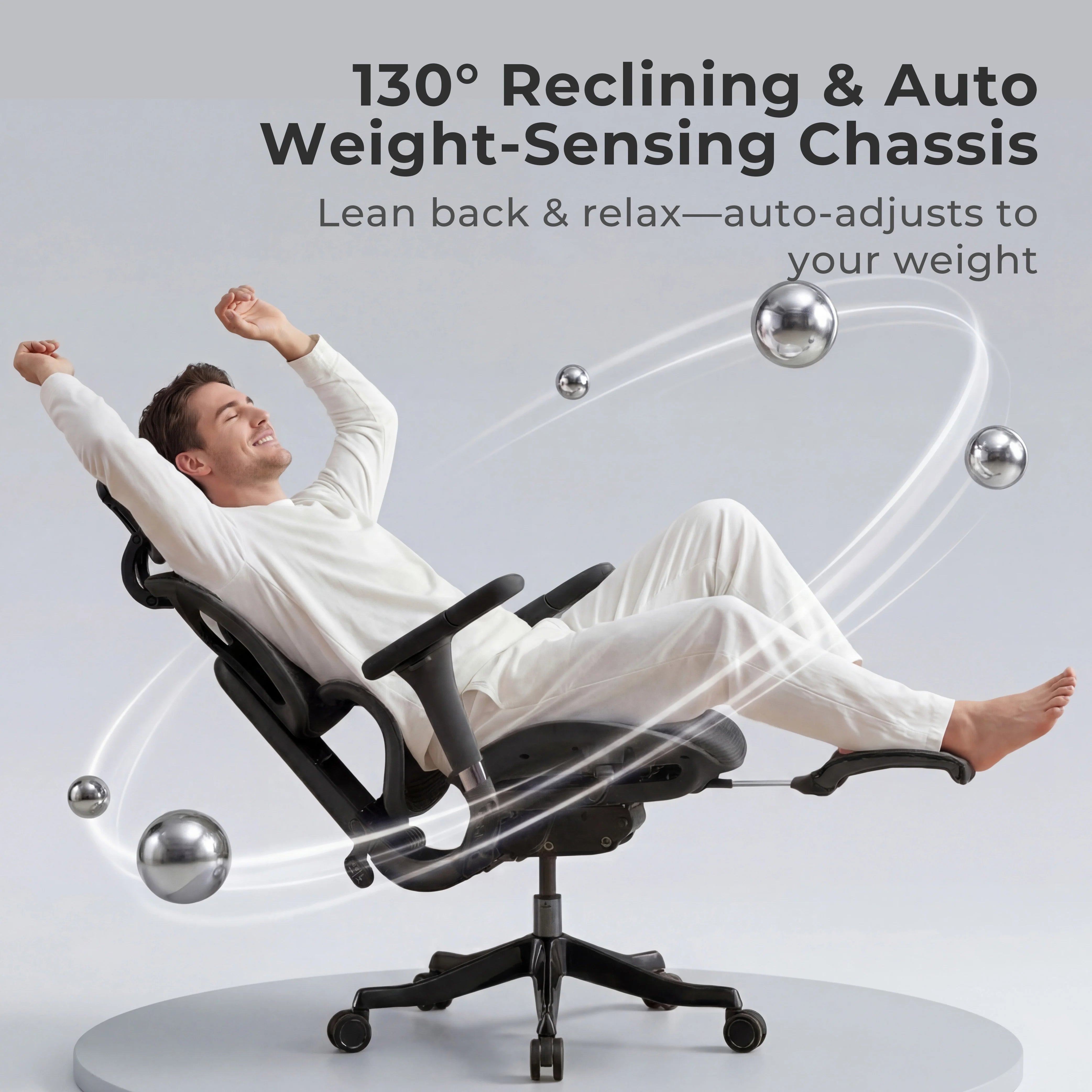 S9 Pro Ergonomic Office Chair with One-Touch Adjustment