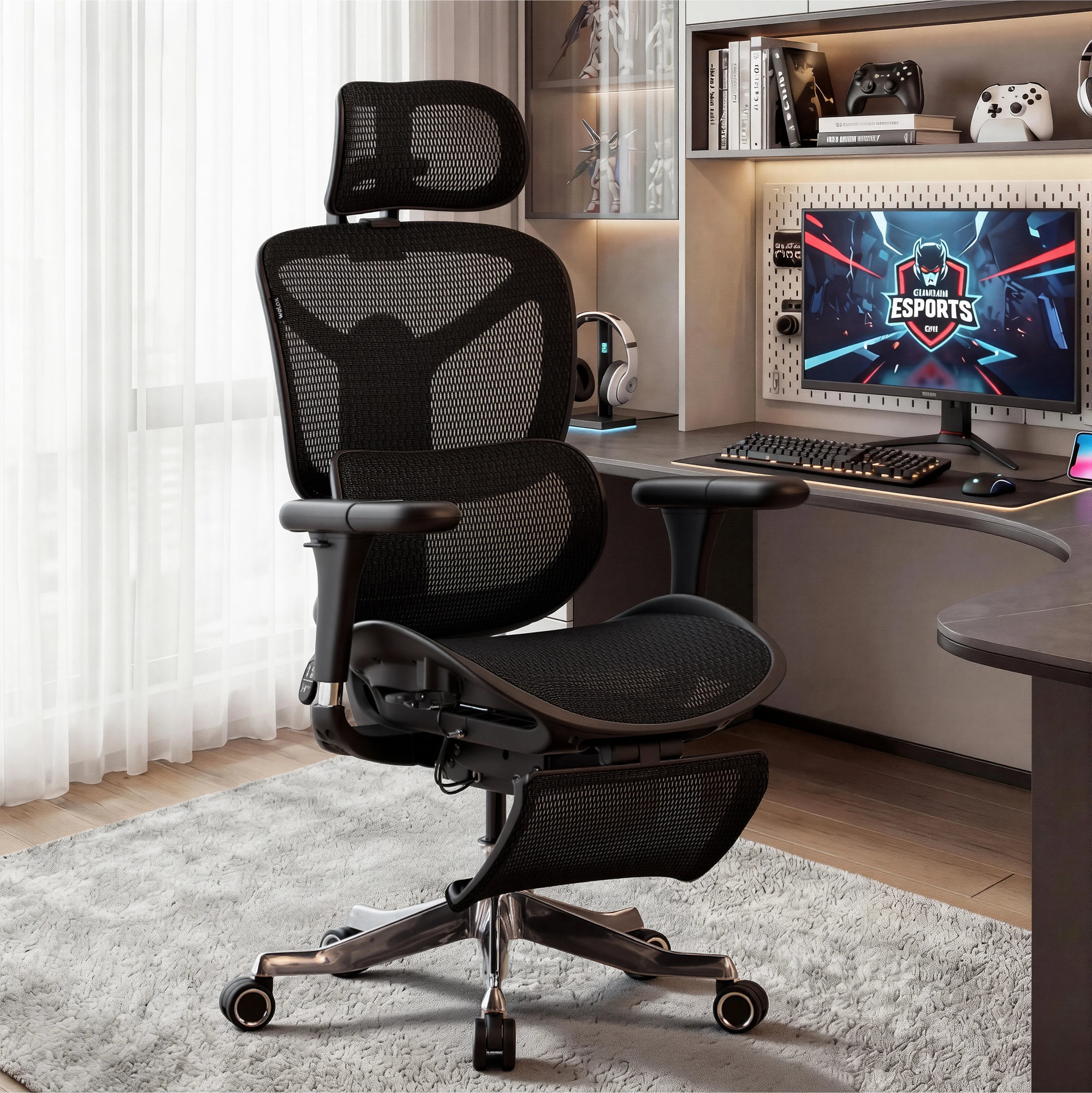 S9 Pro Ergonomic Office Chair with One-Touch Adjustment