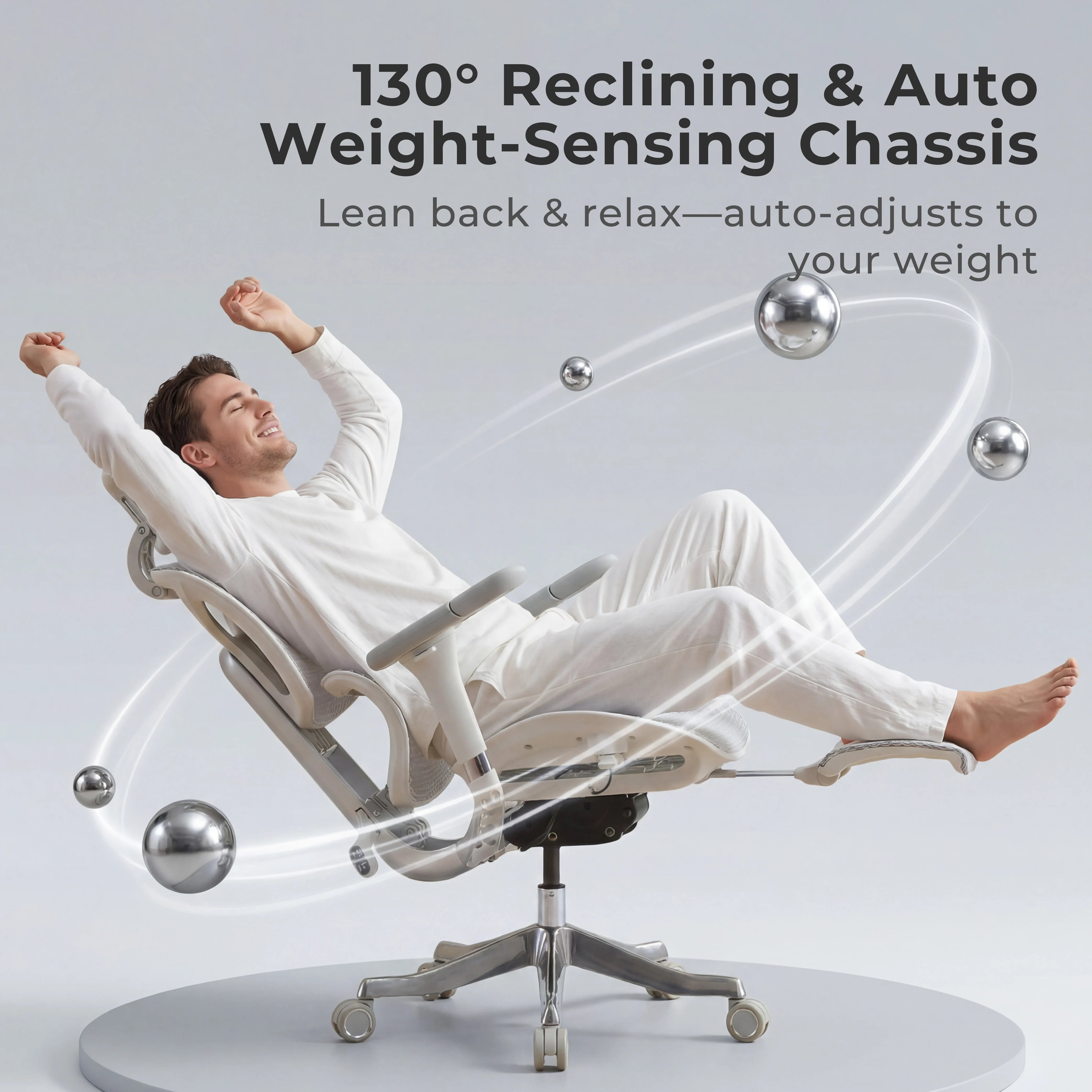 S9 Pro Ergonomic Office Chair with One-Touch Adjustment