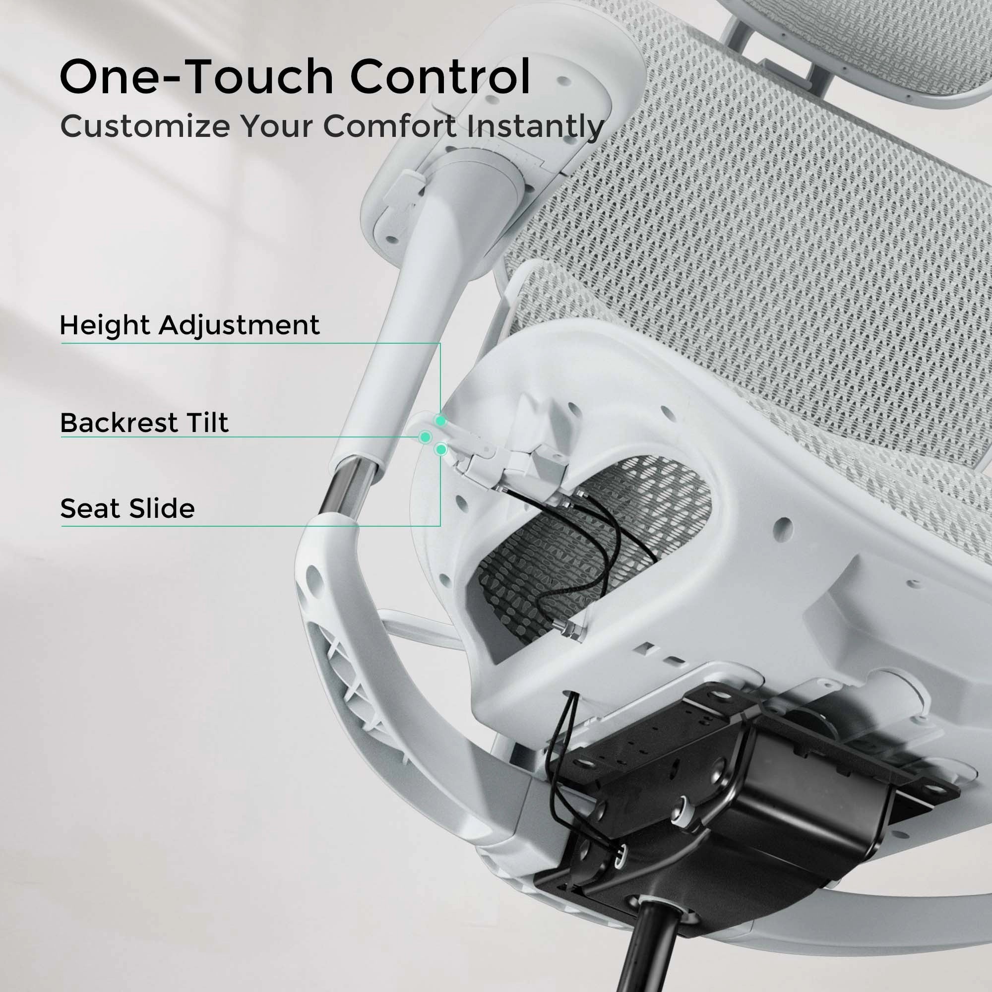 S9 Pro Ergonomic Office Chair with One-Touch Adjustment